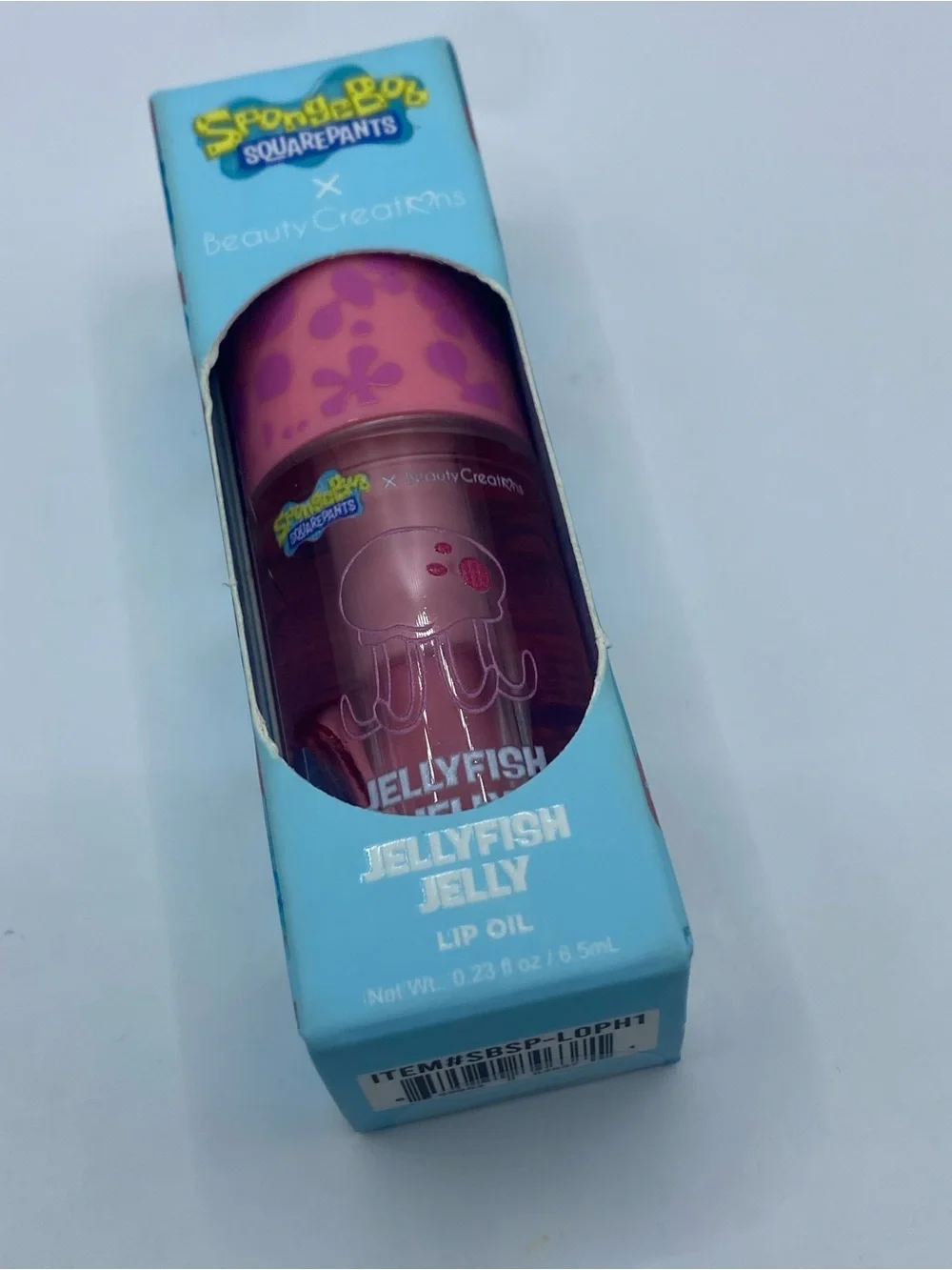 Spongebob X Beauty Creations JELLYFISH JELLY Lip Oil Lipgloss SEALED New!